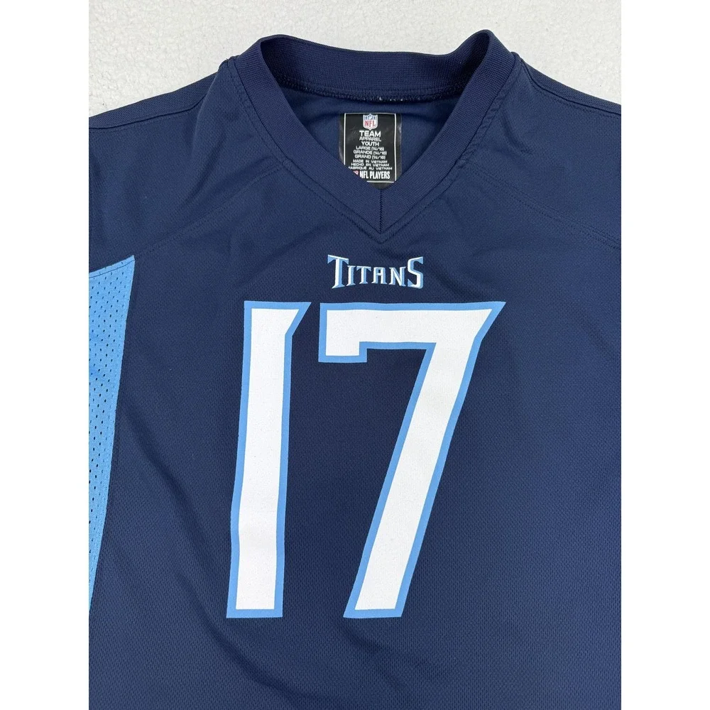 Tennessee Titans Jersey Shirt Boys Large Blue NFL Football Ryan Tannehill Youth